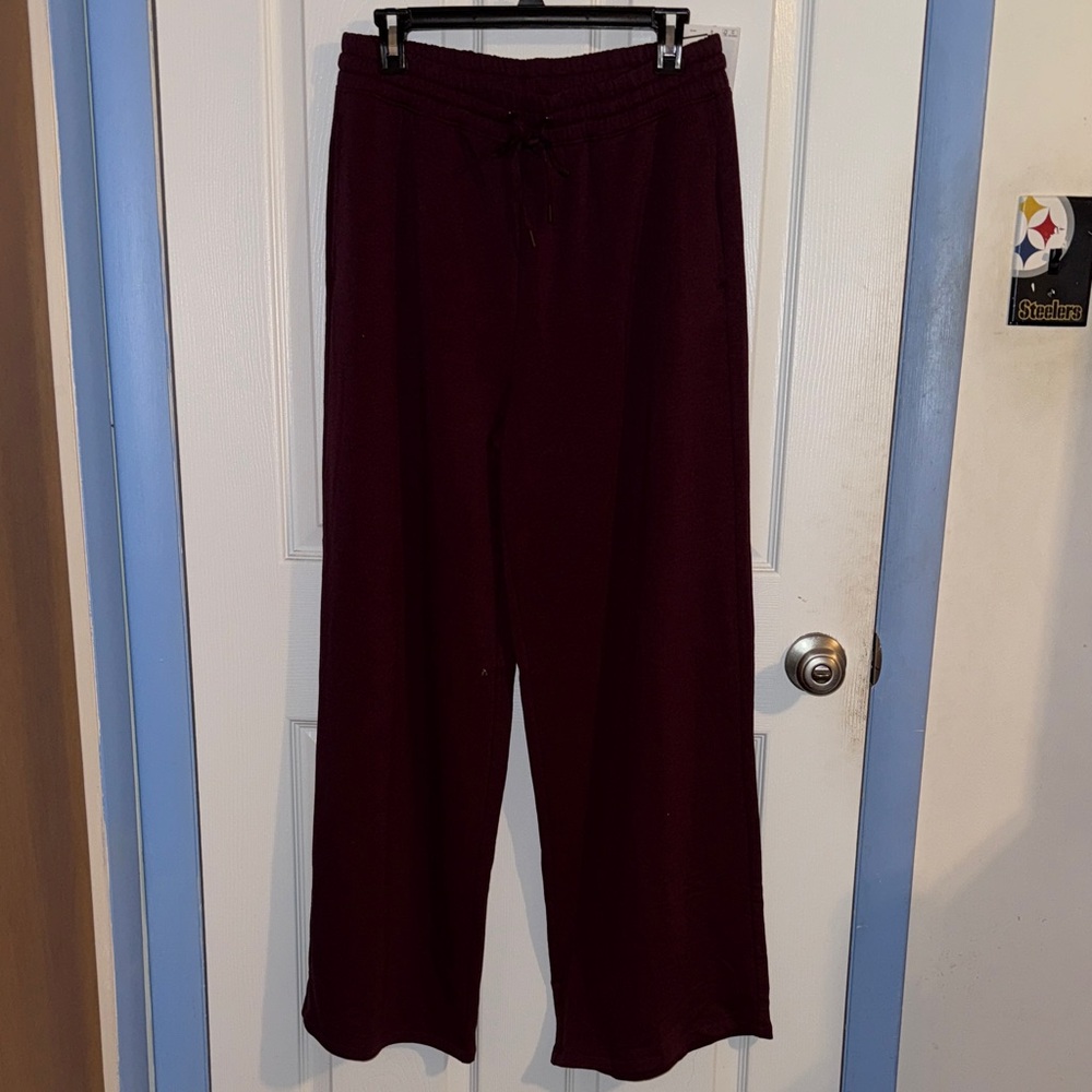DSG Burgundy Wide-Leg Pants
